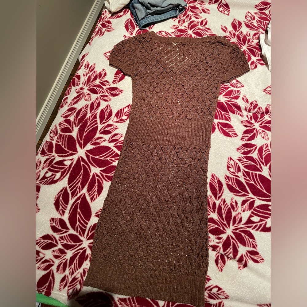 Guess mesh tunic top